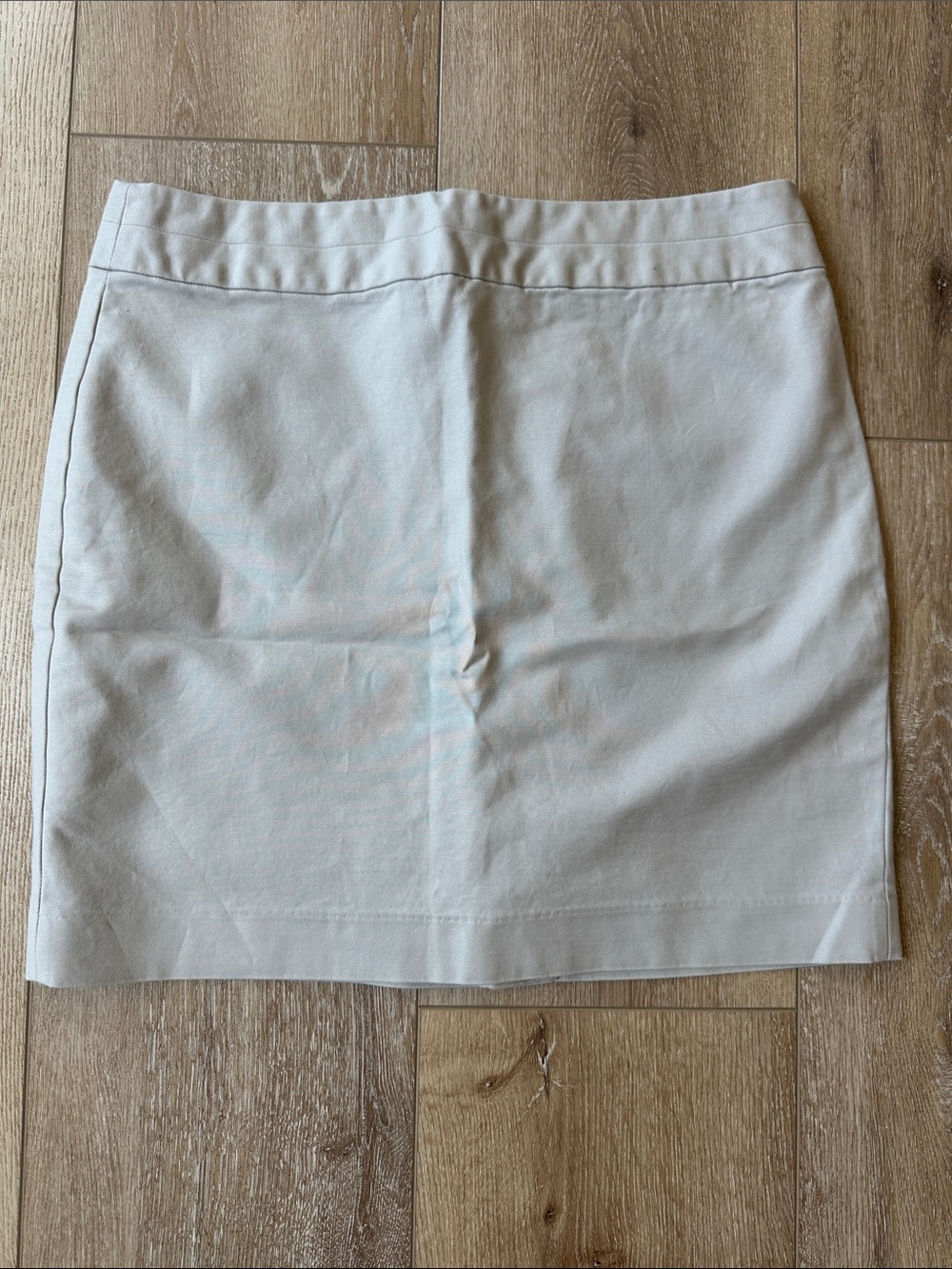 Banana Republic Light Cream Pencil Skirt Petite 12P Workwear Career Skirt